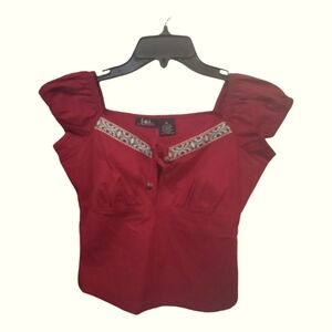 LEI boho crop top - M